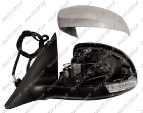 RETROVISEUR GAUCHE ELECTRIQUE-CHAUFFANT-AVEC APPRET-AVEC FEU-CONVEXE-7 BROCHES