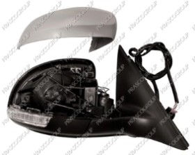 RETROVISEUR DROIT ELECTRIQUE-CHAUFFANT-AVEC APPRET-AVEC FEU-AVEC FEU DE SOL-CONVEXE-9 BROCHES