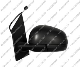 RETROVISEUR GAUCHE ELECTRIQUE-NOIR-CHAUFFANT-ASPHERIQUE/CHROME'-5 BROCHES