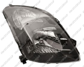 PHARE DROIT H4 ELECTRIQUE SANS MOTEUR-NOIR