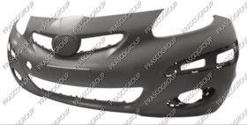 PARE-CHOCS AVANT GRIS SURFACE LISSE PRET A PEINDRE-AVEC SIEGES ANTIBROUILLARD-AVEC TROUS MOULURE