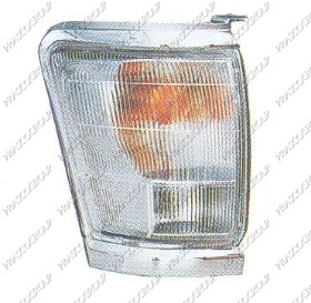 FEU AVANT DROIT BLANC-AVEC PORTE LAMPE-BORD CHROME'
