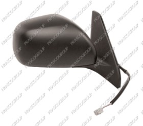 RETROVISEUR DROIT ELECTRIQUE-NOIR-CONVEXE/CHROME'-MOD. 02 >
