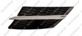 GRILLE CALANDRE GAUCHE NOIRE AVEC MOULURE CHROMEE'