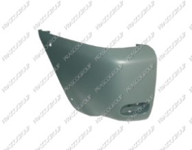 EMBOUT GAUCHE PARE-CHOCS ARRIERE-GRIS FONCE'-AVEC SIEGE CATADIOPTRE MOD. 5 PORTES