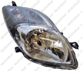 PHARE DROIT H4 ELECTRIQUE SANS MOTEUR-NOIR