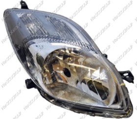PHARE DROIT H4 ELECTRIQUE AVEC MOTEUR NOIR