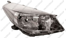 PHARE DROIT H4 ELECTRIQUE SANS MOTEUR-CHROME' FONCE'