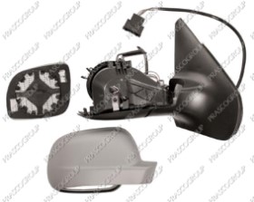 RETROVISEUR GAUCHE ELECTRIQUE-CHAUFFANT-AVEC APPRET-CHROME'-LARGE