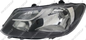 PHARE GAUCHE H4 ELECTRIQUE AVEC MOTEUR-BORD CHROME'-VERSION HELLA