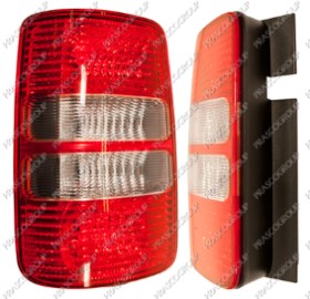 FEU D'AILE ARRIERE GAUCHE SANS PORTE LAMPE-BLANC/ROUGE MOD. 2 PORTES