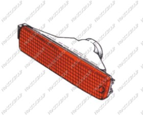 FEU GAUCHE ORANGE DE PARE-CHOCS AVANT-AVEC PORTE LAMPE
