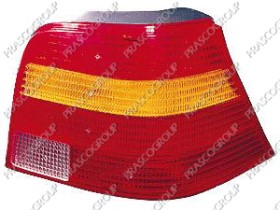 FEU D'AILE ARRIERE DROIT SANS PORTE LAMPE MOD. ORANGE/ROUGE