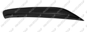 SPOILER DE PARE-CHOCS ARRIERE NOIRE STRUCTURE'AVEC SIEGE POUR DOUBLE ECHAPPEMENT A GAUCHE