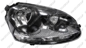 PHARE DROITE H7+H7 ELECTRIQUE AVEC MOTEUR-NOIR (TYP HELLA)