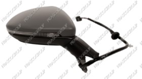 RETROVISEUR DROIT ELECTRIQUE-CHAUFFANT-AVEC APPRET-AVEC FEU REPETITEUR-AVEC MEMOIRE-CONVEXE/CHROME'