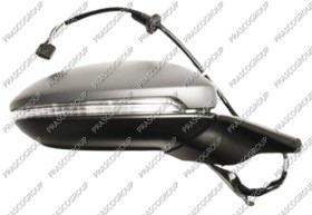 RETROVISEUR DR.ELECTRIQUE-CHAUFFANT-A/APPRET-AVEC FEU REPETITEUR-A/FEU DE SOL-RABATTABLE-A/MEMOIRE-CONVEXE/CHROME' 16H13P