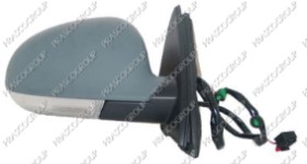 RETROVISEUR DROIT ELECTRIQUE-CHAUFFANT-AVEC APPRET-AVEC FEU REPETITEUR-CONVEXE/CHROME'