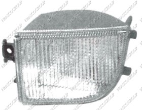 FEU GAUCHE BLANC DE PARE-CHOCS AVANT-AVEC PORTE LAMPE