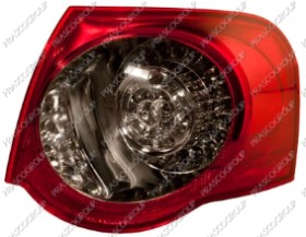 FEU D'AILE ARRIERE DROIT-AVEC PORTE LAMPE BLANC/ROUGE MOD. BREAK-LED