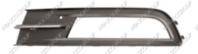 GRILLE GAUCHE NOIRE DE PARE-CHOCS-AVEC SIEGE ANTIBROUILLARD-AVEC MOULURE CHROMEE