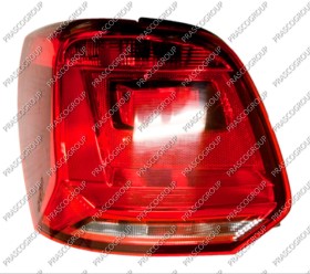 FEU D'AILE ARRIERE GAUCHE SANS PORTE LAMPE-BLANC/ROUGE-FOND NOIR