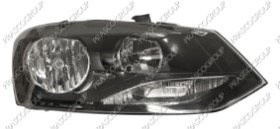PHARE DROIT H7+H7 ELECTRIQUE AVEC MOTEUR-NOIR