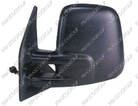 RETROVISEUR GAUCHE MANUEL-NOIR-ASPHERIQUE/CHROMEE