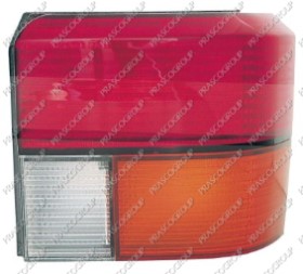 FEU D'AILE ARRIERE DROIT SANS PORTE LAMPE MOD. ORANGE/ROUGE