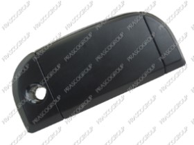 POIGNEE EXTERIEURE AVANT DROITE-NOIRE/LISSE -AVEC TROU BARILLET