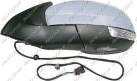 RETROVISEUR GA. ELECTRIQUE-CHAUFFANT-A/APPRET-AVEC FEU REPETITEUR-A/FEU DE SOL-RABATTABLE-ASPHERIQUE/CHROME' 16H9P