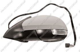 RETROVISEUR GA. ELECTRIQUE-CHAUFFANT-A/APPRET-A/FEU REPETITEUR-A/FEU DE SOL-RABATT.-A/MEMOIRE-ASPHERIQUE/CHROME'