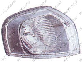 FEU AVANT DROIT BLANC-AVEC PORTE LAMPE-PROFIL CHROME' &gt; 02/03